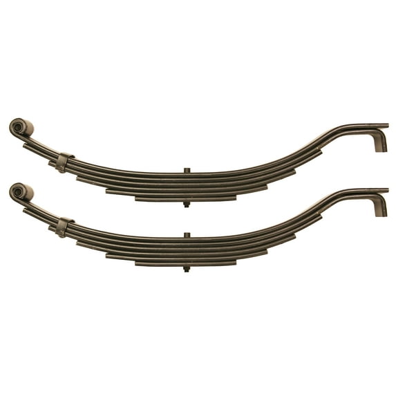 LIBRA Trailer Leaf Spring 6 Leaf Slipper 4000# Capacity for 8000# 8K Axle -Set 2