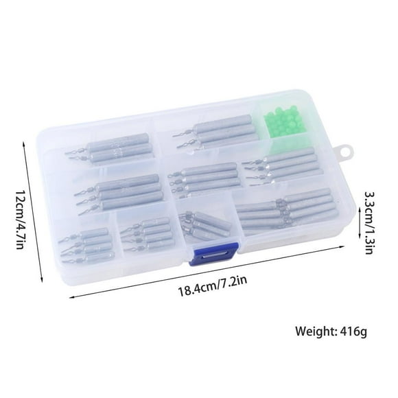 Fishing Weights Fishing Weights Fishing Drop Shot Weights Multiple Sizes Fishing Weights Dropshot Set With Box Fishing Accessories