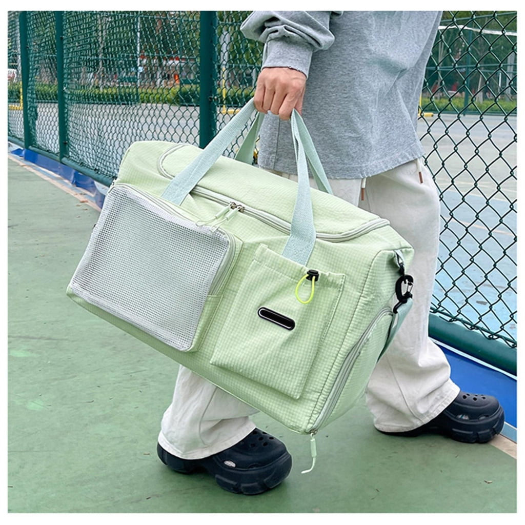 Yokua Travel Duffle Bag Sports Gym Toted Bag Carrys on Weekender Bag Overnight Bag