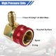 thumbnail image 5 of Juego de adaptador de Acoplador rápido de 90 grados R1234Y para aire acondicionado de coche azul rojo dorado, 5 of 7