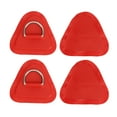 thumbnail image 2 of XYCCA 4 Pcs D Ring Patch Stainless Steel D Ring Pad for Inflatable Boat Surfboard Dinghy Paddle Board Red-082401, 2 of 5
