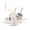 Cream White, variant on RUIE 12-Piece Pots and Pans Set, Ceramic Nonstick Cookware Set with Steamer and Utensils, Induction Compatible, Cream White