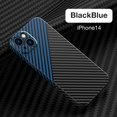 thumbnail image 1 of SaniMore for iPhone 14 6.1" 2022 Slim Case, Carbon Fiber Support Wireless Charging Shockproof Anti-drop Lens All-inclusive Heavy Duty Protective Anti-fingerprint Magnetic Case For iPhone 14, Blackblue, 1 of 11