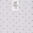 thumbnail image 2 of Luvable Friends Baby Girl Cotton Flannel Burp Cloths 4pk, Tiara, One Size, 2 of 4