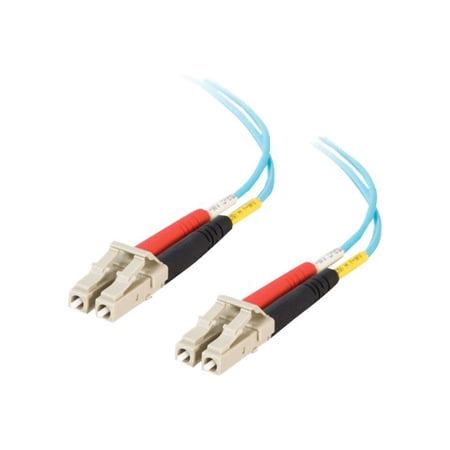 C2G 0.5m LC-LC 10Gb 50/125 Duplex Multimode OM3 Fiber Cable - Aqua - 1.6ft - Network cable - LC multi-mode (M) to LC multi-mode (M) - 0.5 m - fiber optic - duplex - 50 / 125 micron - OM3 - aqua price history on PriceWatchPro