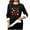 #296-Black, variant on Women's Winter Warm Sherpa Lined Fleece Crewneck Sweatshirt Pullover Loungewear Tunic Tops