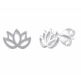 thumbnail image 1 of Aretes de Flor de Loto para Mujer en Plata Esterlina, 1 of 1