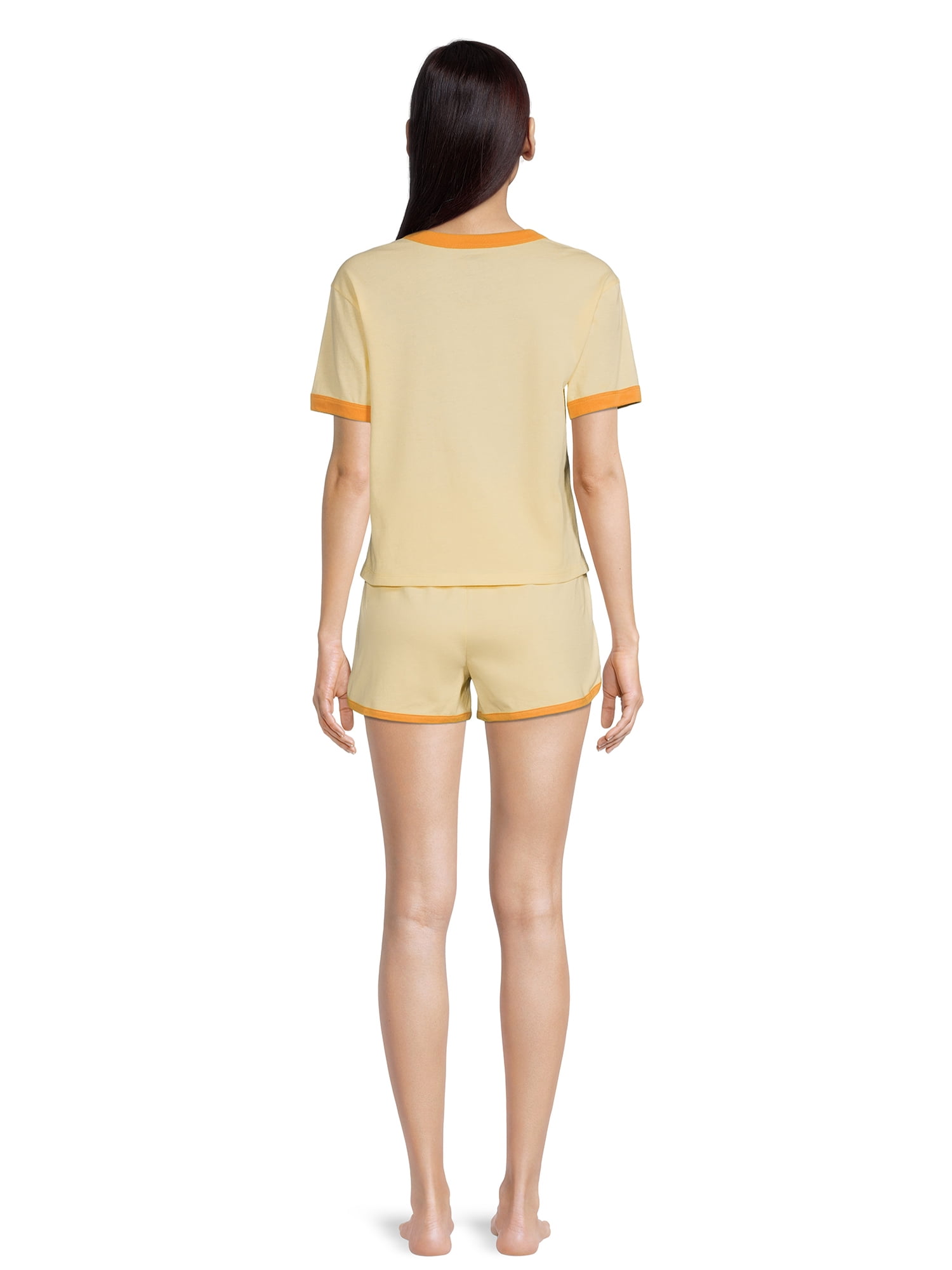 Ford Bronco Women's Ringer Tee and Lounge Set, 2-Piece