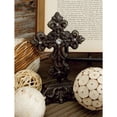 thumbnail image 4 of DecMode 7"H, 5"W Metal Traditional Crosses, Gray, 3 - Pieces, 4 of 17