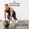 thumbnail image 4 of Aeromat Extreme Elite Medicine Ball 6LB, Yellow, 4 of 6
