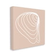 thumbnail image 3 of Stupell Industries Clam Shell Seashell Stripes Casual Line Doodle Graphic Art Gallery Wrapped Canvas Print Wall Art, Design by Daphne Polselli, 3 of 7