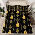 thumbnail image 2 of Feelyou Western Aztec Damask Twin Sheet Sets, Tribal Boho Ghost Bedding, 3 Pieces, 2 of 7