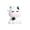 D, variant on Adorable 3D Resin Cow Figurine and Keychain Charm, Mini Animal Statue for Phone Case Decoration, Desktop Decorations for Home, Valentines Day Gifts for Her, A