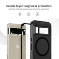 thumbnail image 2 of Google Pixel 8 Pro Phone Case, Phone case Google Pixel 8 Pro Magnetic Case [Compatible with MagSafe] Tough Rugged Matte Slim Shockproof Anti-Fingerprint Anti-Scratch Protective Cover, Black, 2 of 8
