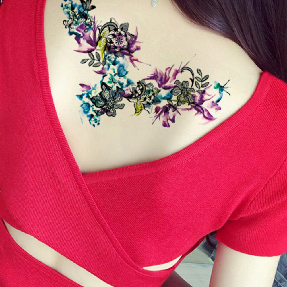 Temporary Tattoos Stickers Fashion Women Waterproof Temporary Tattoo