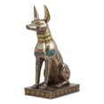 thumbnail image 2 of Large Egyptian Jackal Dog Anubis Statue 12.5"H God Of Mummification Afterlife, 2 of 4