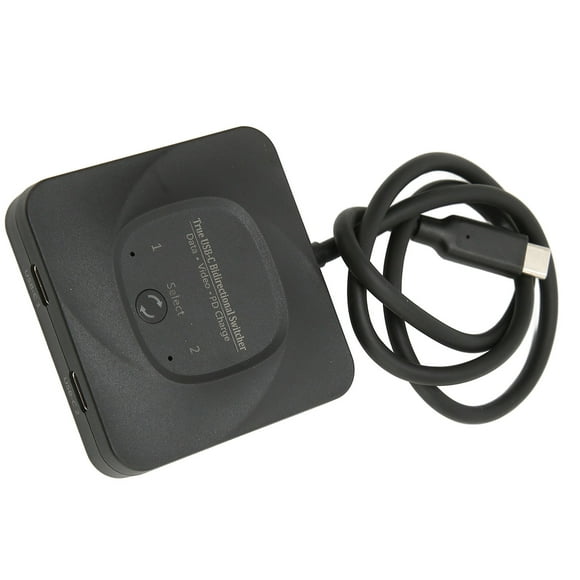 HD USB Switcher, USB C Switcher Fast Charging Bi Direction 8K 60Hz for Computers