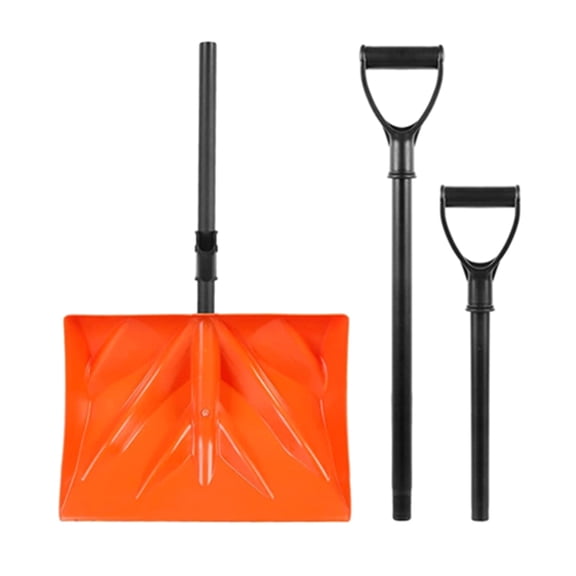 Ergonomic Snow Shovel Large Capacity Handle Plastic Detachable Assembly Shovelling Tool Snow Shovel Easy Assembly