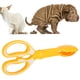 thumbnail image 5 of Tijera portátil para mascotas, perro, gato, recogedor de excrementos, abrazadera, limpiador de residuos para mascotas, suministros para mascotas al aire libre, amarillo, 5 of 12