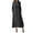 46#Black, variant on Women Solid Caftan Kaftan Loungewear Maxi Plus Size Long Loose Dress S to 3XL