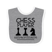 Inktastic Chess Player Game Gifts Boys or Girls Baby Bib