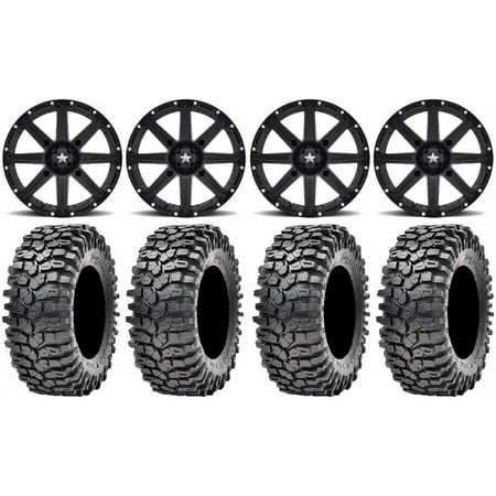 MSA Black Clutch 14 Wheels 32 Roxxzilla 396 Tires Can-Am Commander Maverick Renegade Outlander Defender MSA Black Clutch 14 Wheels 32 Roxxzilla 396 Tires Can-Am Commander Maverick Renegade Outlander Defender