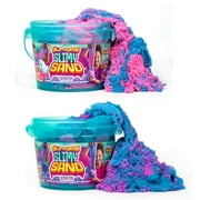 SLIMYGLOOP Slimy Sand 2-Pack Raspberry and Cotton Candy 1.5 lb. Buckets