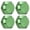 Green, variant on YAHHU 4Pcs 17mm Hex Wheel Nut Aluminum Alloy Dustproof Mount Caps for 1/8 RC Car Upgrade Accessories Green - Premium Replacement Parts 0.67 inches / 17 mm