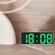 thumbnail image 5 of Reloj Despertador Digital, Pantalla Digital Grande Led Escritorio Y Reloj Junto a la Cama, 15.5x6.3x2.3cm, Marco Blanco con Fecha de Temperatura, Reloj Digital Pantalla Grande, 5 of 7