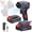 2 Batteries US Plug, variant on NFTIGB 21V Multi-function Electric Screwdriver, 55Nm Torque Brushless Motor, Practical Screw Driver for Home Appliances Furniture Installation Automotive Electronics Repairing, Bare Tool, No Battery