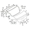 thumbnail image 2 of New Genuine Nissan Altima Inside Handle Trunk Lid 2019 OE 846906CA0A, 2 of 10