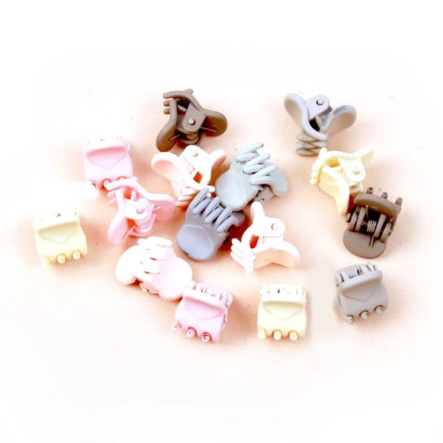 Adorables mini pinzas para el cabello, 100 piezas, colores brillantes, portátiles, acesorios para el Cabello para niñas, peinado diario y para -ocasas especiales