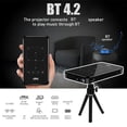 thumbnail image 3 of Wmool Mini Projecteur 4K DLP Android WiFi Etoot 8G Home Mikroproj 9.0 B1X0, 3 of 9