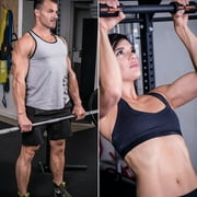 Fat Gripz One -The Simple Proven Way to Get Big Biceps & Forearms Fast Black (1.75 Inch Outer Diameter)