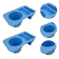 thumbnail image 2 of Bandeja Contenedores Bocadillos Estante Almacenamiento Playa Con Portavasos para Bogg Bag () Azul, 2 of 9