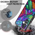 thumbnail image 3 of DALUX MetKase Hybrid Slim Phone Case Cover Compatible with OnePlus Nord N30 5G (2023) - Wild Feathers, 3 of 3