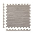 thumbnail image 2 of 25pack 24 x 24in Thick Wood Grain Floor Mats Foam Interlocking Flooring Mats Tiles, 2 of 26