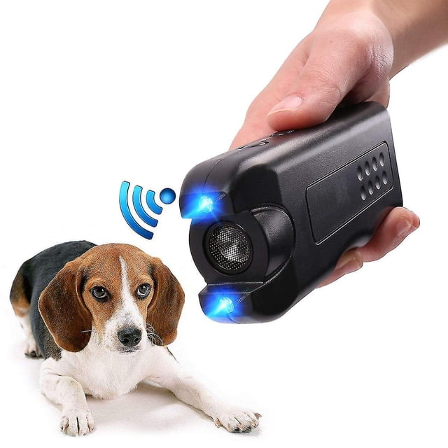 Jinsinto Dog Barking Control Devices Dual Sensor 2-in-1 Ultrasonic Dog Training And Anti Barking Device, Battery Included Dog Barking Deterrent Devices Outdoor