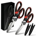 thumbnail image 1 of 2PCS Kitchen Scissors All Purpose Heavy Duty, Kitchen Utensils Set, Stainless Steel Cooking Utensils Gadgets, Kitchen Scissors Set For Kitchen Small Tools Clearance, 1 of 6