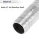 thumbnail image 5 of Ofertas Únicas 1 Juego de Accesorios de Manguera para Aire Agua Aceite Gas Combustible Conector de Manguera de 53/64" Tono Plateado Acero Inoxidable 304, 5 of 6
