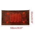 thumbnail image 3 of Affordablo Bedding Fleece Blanket Luxury Bed Blanket USB Shawl Electric Blanket Cushion Backrest Warm Knees Removable 5V Electric Blanket USB Temperature Control Large Shawl, 3 of 8