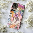 thumbnail image 5 of Retro Collage Phone Case, Aesthetic Disco Ball and Fashion Illustration Design, Unique Artistic Protective iPhone Cover for iPhone 17 16 15 14 13 12 11 Plus Pro Max Mini, 5 of 6