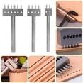 thumbnail image 7 of Leather Sewing Tool With Different Claw Head 3Pcs Spacer Hole Punch Tool Set For Diy Lacing Sewing Chisel Leather Craft(8Mm), 7 of 7