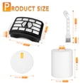 thumbnail image 4 of Filters for Shark Rotator Pro Lift-Away NV500, NV501, NV502, NV503, NV505, NV510, NV520,NV552,UV560, Xff500 Xhf500 (Not Fit NV650,NV750 Series), 4 of 5