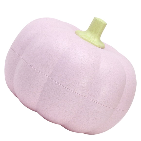 Wosthever de fruta Bandeja de plástico para dulces Soporte de fruta vegetal de calabaza de doble capa para el hogar Almacenamiento y organización del hogar Rosado