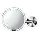 thumbnail image 1 of Espejo de maquillaje simplehuman, soporte de pared con 8 sensores, aumento 5X, 1 of 2