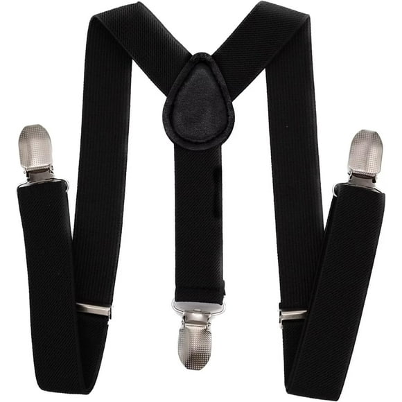 HSHDLDF Bretelles pour Enfants 1 Pouces Ajustables à Dos en Y à Clipser pour Garçons et Filles
