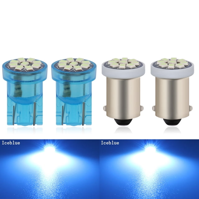 Luz LED para instrumentos de coche nueva DC/AC6V T10 BA9S 2016 9SMD luz de matrícula no polar luz de caja de coche