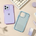 thumbnail image 3 of Compatible with iPhone Case,Crystal Clear [Not Yellowing][ Drop Protection] Camera Lens Protection Soft Shockproof Cover Phone Case (Purple,iPhone 14 Pro Max), 3 of 7