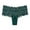 Green, variant on Scyoekwg Thongs for Womens Thong Lace Solid Color Breathable Ladies Panties Fashion Low Waisted Hipster Panties Bikini Underwear Underpants(Green,L)